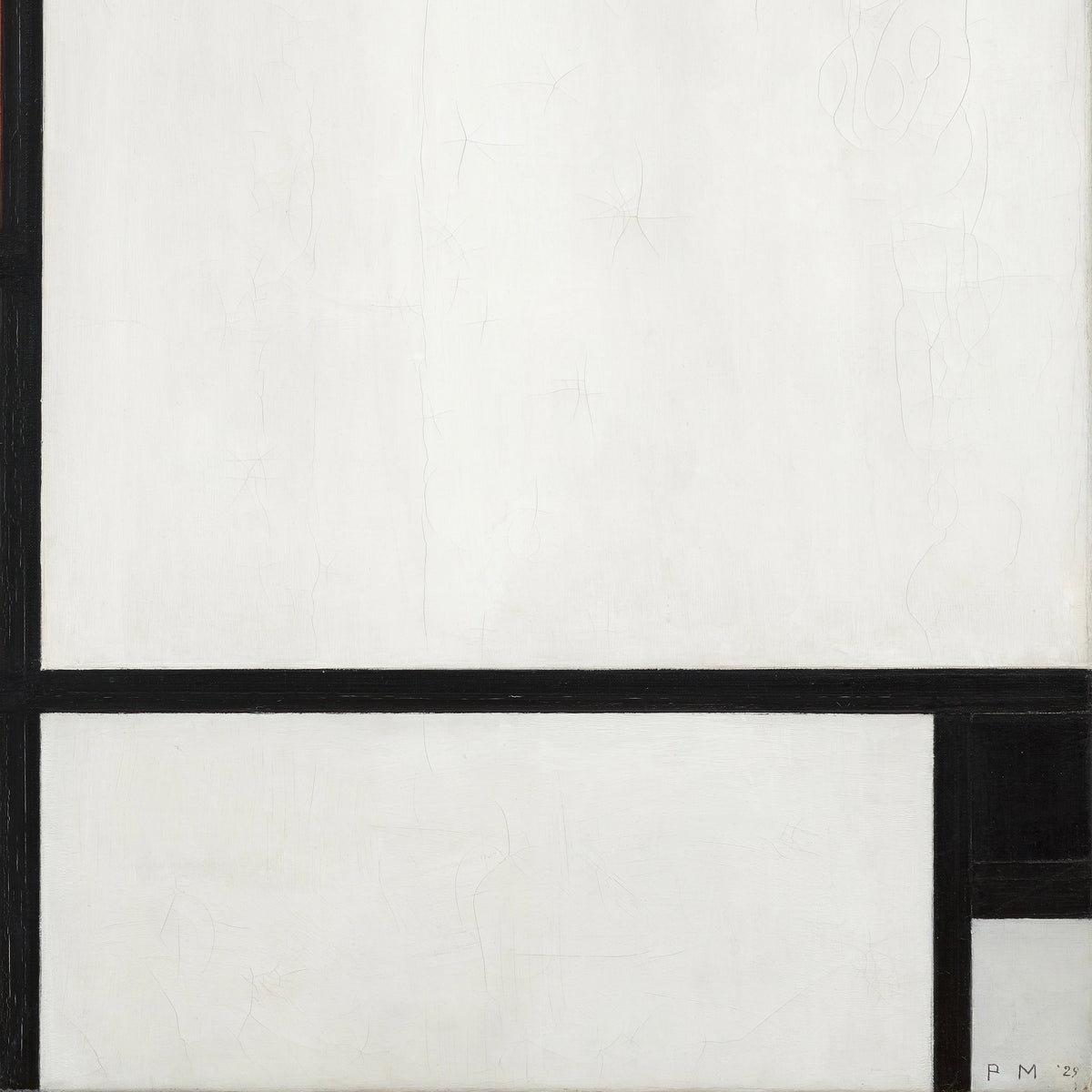 Piet Mondrian Mug ⎮ Composition No. I, with Red and Black