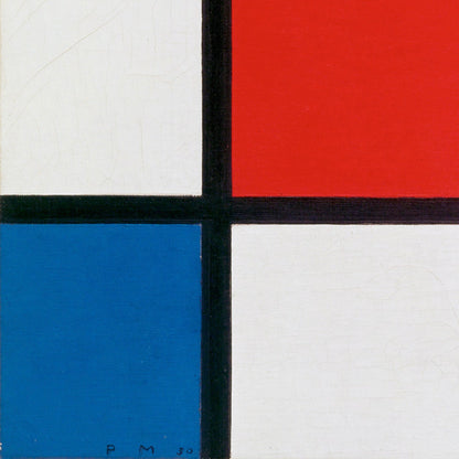 Piet Mondrian Becher | Komposition mit Rot, Blau und Gelb