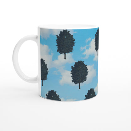 René Magritte Becher | Schwebende Bäume