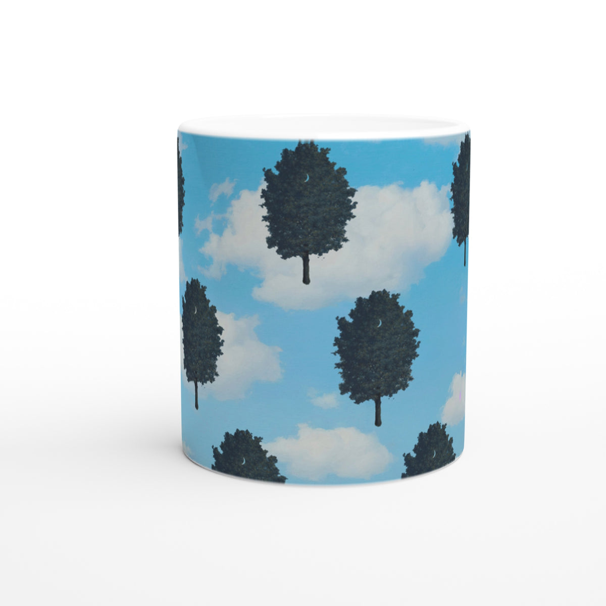 René Magritte Becher | Schwebende Bäume