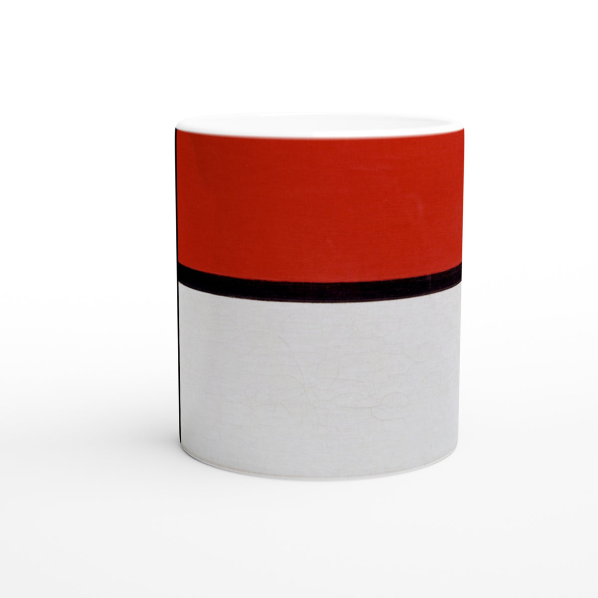 Piet Mondrian Becher | Komposition mit Rot, Blau und Gelb