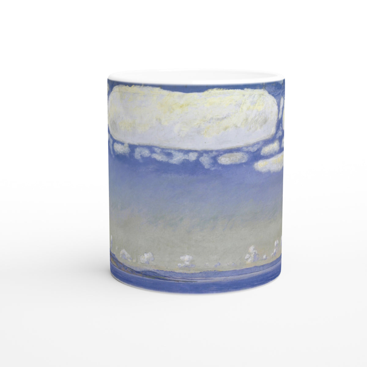 Ferdinand Hodler “Lake Geneva Seen from Chexbres” ceramic mug, museum-quality reproduction of Swiss landscape painting,  11oz (325ml)