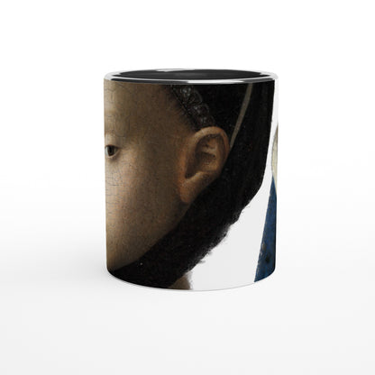 Petrus Christus “Portrait of a Young Lady” ceramic mug, museum-quality reproduction of Renaissance portrait, 11oz (325ml)