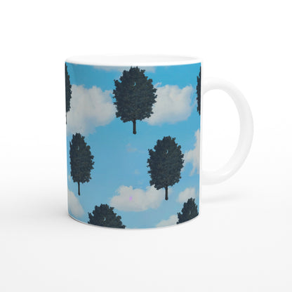 René Magritte Becher | Schwebende Bäume